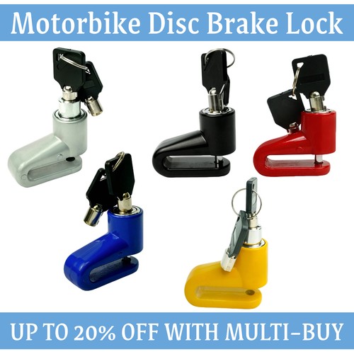 Security disc brake lock for - disc,