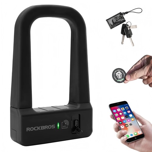 Rockbros bike lock smart nfc - lock,