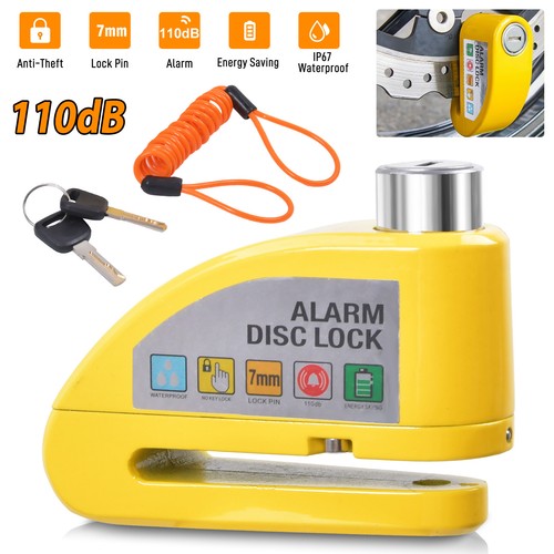 Motorbike security disc lock - motorbike,
