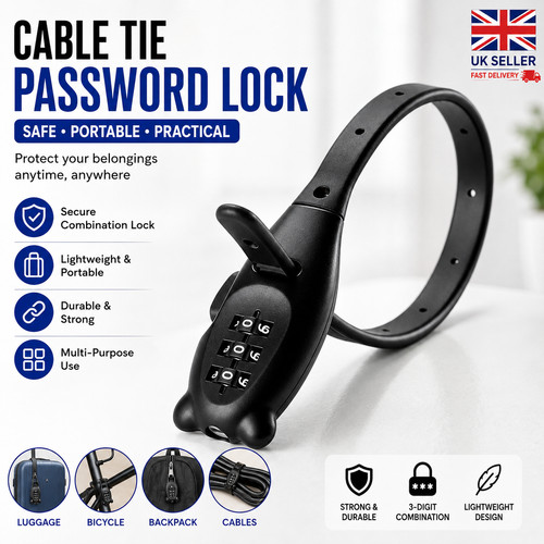 Bicycle cable tie lock - cable,