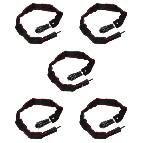 Black aluminum alloy bike lock - alloy,