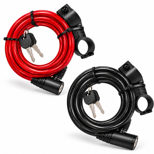 Heavy duty bike lock with - bike,