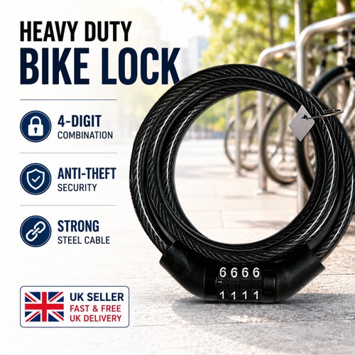 Bike lock heavy duty strong - heavy,