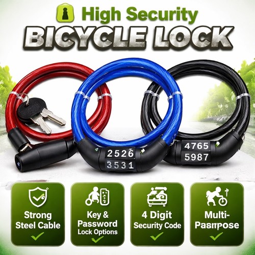 Cable bike lock - cable,