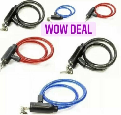 Bike lock cable with keys - with,