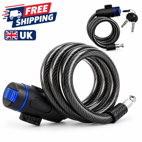 Bike lock cable with - bike, 2