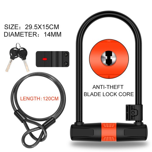 Bike shaped lock - bike, u-shaped