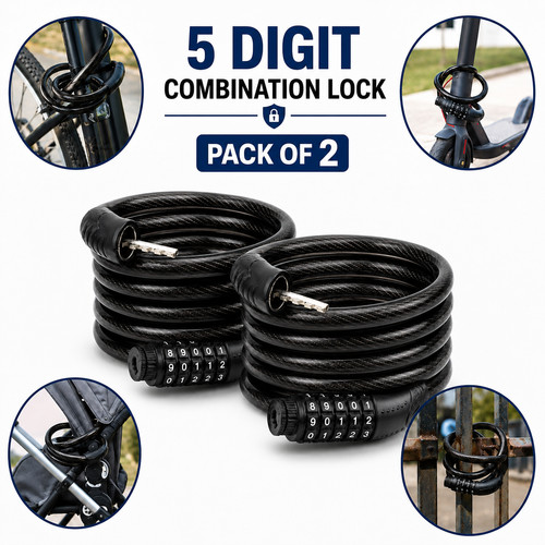 Bike lock heavy - duty, 5