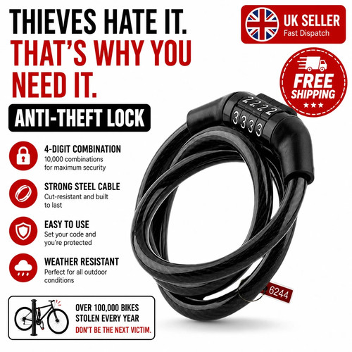 Bike lock heavy duty - duty, strong