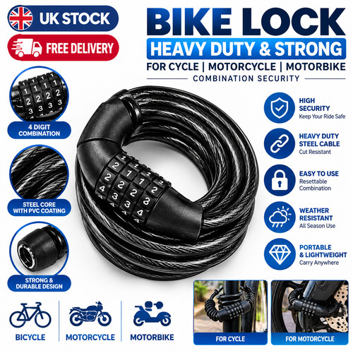 Bike lock heavy duty strong - bike,