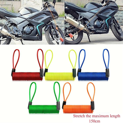 Bike spring cable lock - bike,